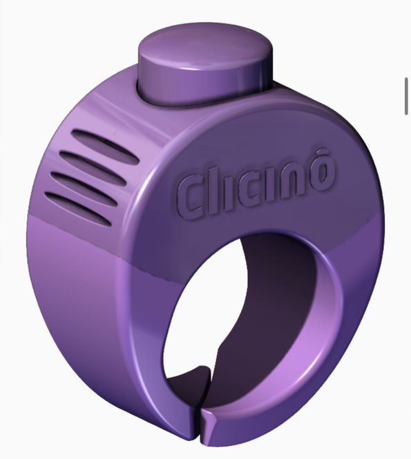 Hovedbilde Clicino klikker ring, lilac