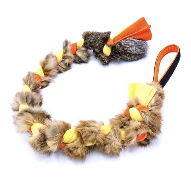 Hovedbilde Fleece og kaninskinn flette, 75 cm 