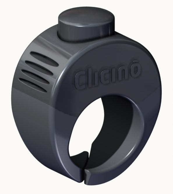 Hovedbilde Clicino klikker ring, grå